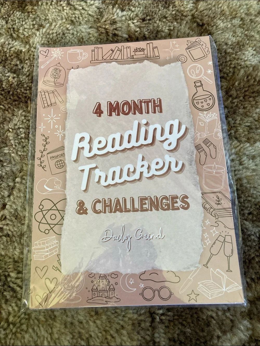 Daily Grind 4 Month Reading Tracker & Challenges